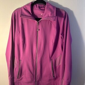 Tangerine Fuchsia Zip-Up Jacket